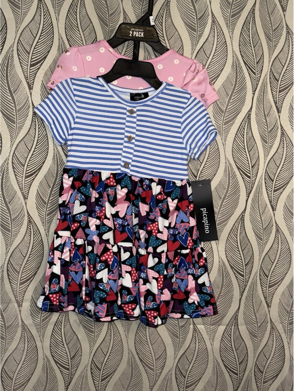 🔥💜 Picapino 2 Dresses 18 Month Girls Dress New With Tag 🔥💜